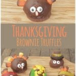 Thanksgiving Brownie Truffles are a fun and easy to make Thanksgiving treat