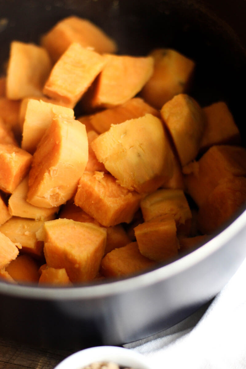 Mashed Loaded Sweet Potatoes