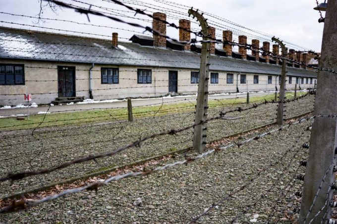 The prison camp Auschwitz in Poland