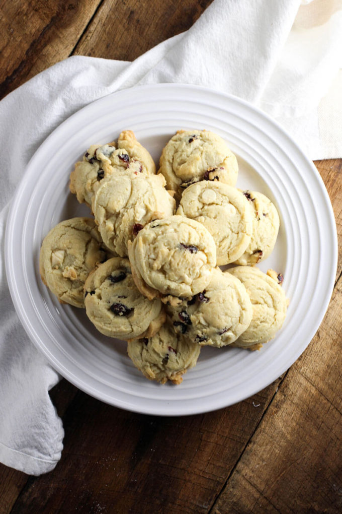 White Chocolate Cranberry Cookies