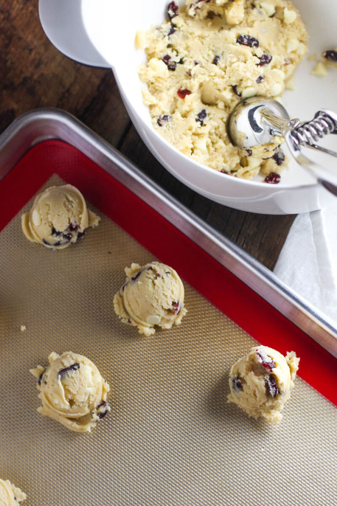 White Chocolate Cranberry Cookies