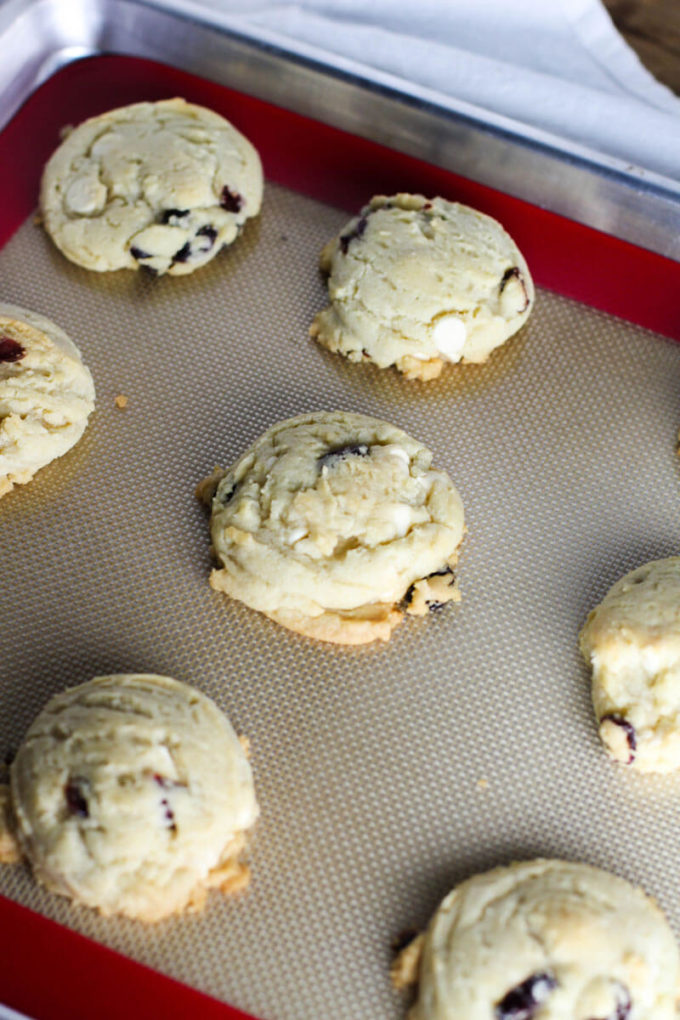 White Chocolate Cranberry Cookies