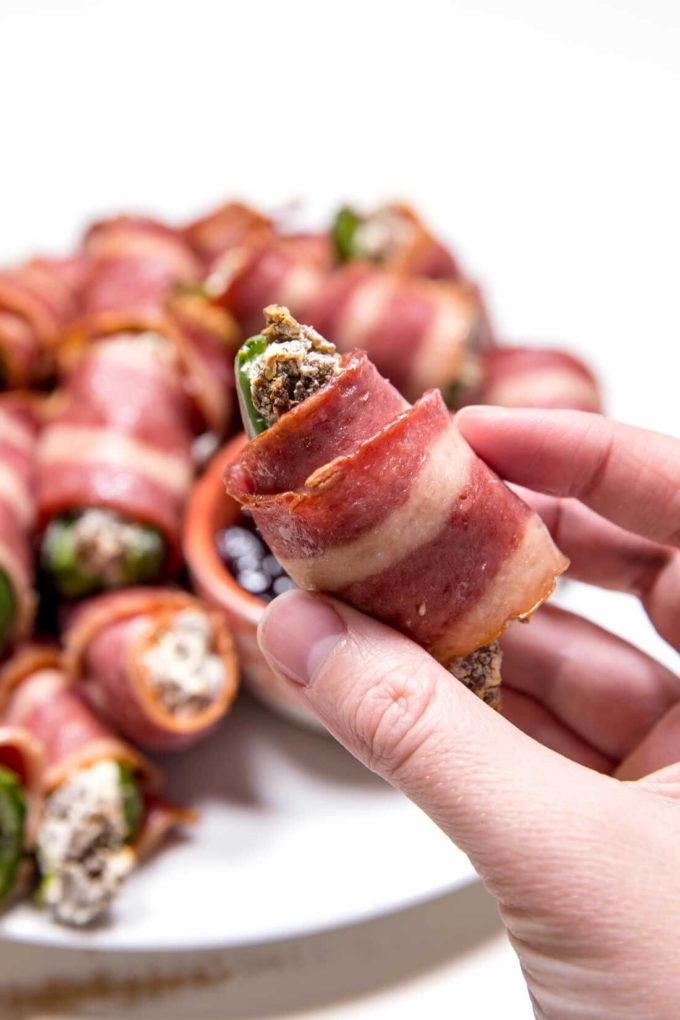 Mmmm these disappeared quick at our holiday party, turkey jalapeno poppers are fantastic
