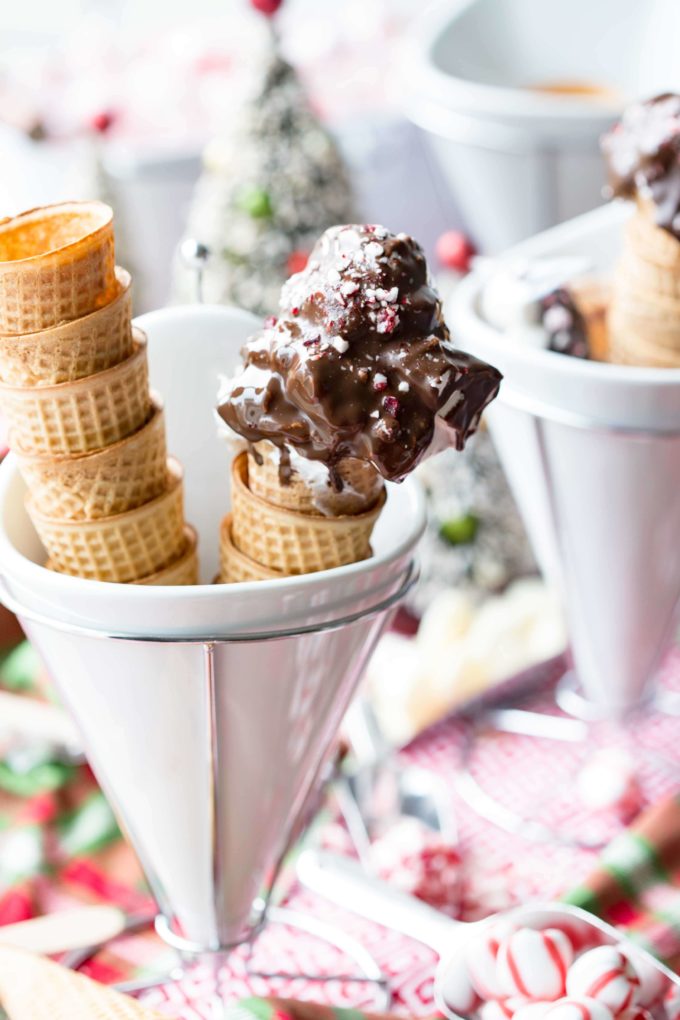 Peppermint Drumsticks are a festive treat! 