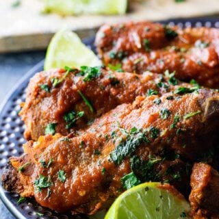 Tender, juicy, easy pineapple chipotle slow cooker ribs