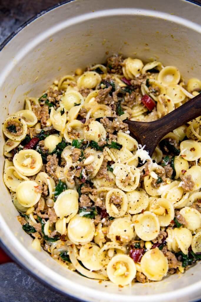 one pot pasta with sausage
