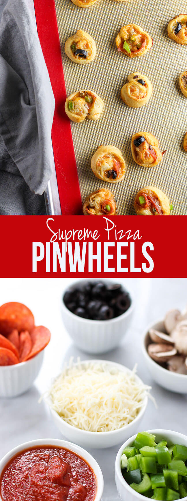 Pizza pinwheels, easy, tasty, and party perfect