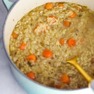 Creamy Chicken Orzo Soup