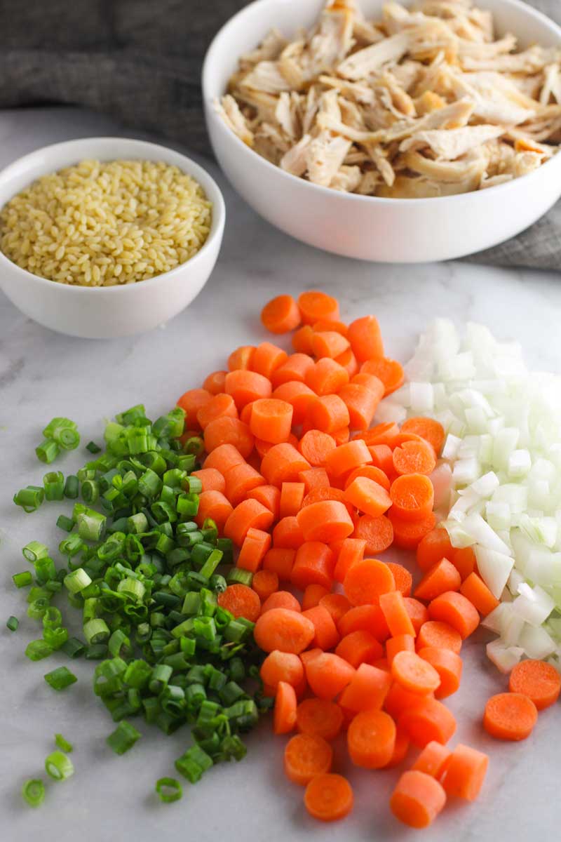 Creamy Lemon Chicken Orzo Soup: This soup is an easy and flavorful take on the classic chicken noodle soup! It's sure to be a new family favorite!