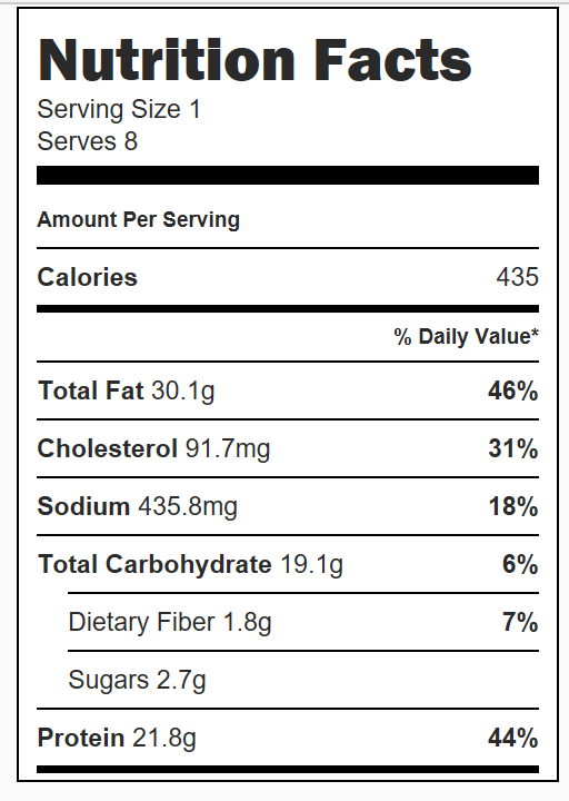 Easy Mexican Rice Skillet Nutrition Facts