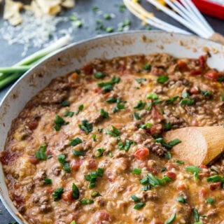 Mexican Beef and Rice Skillet