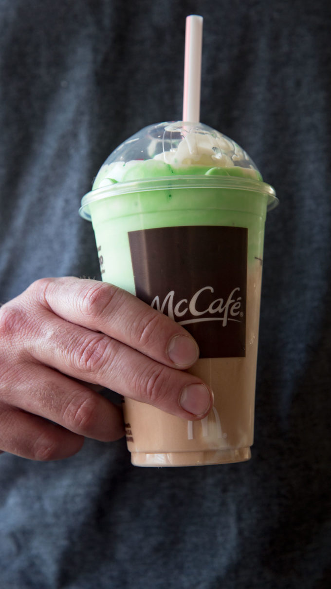 McDonald's Shamrock Shakes