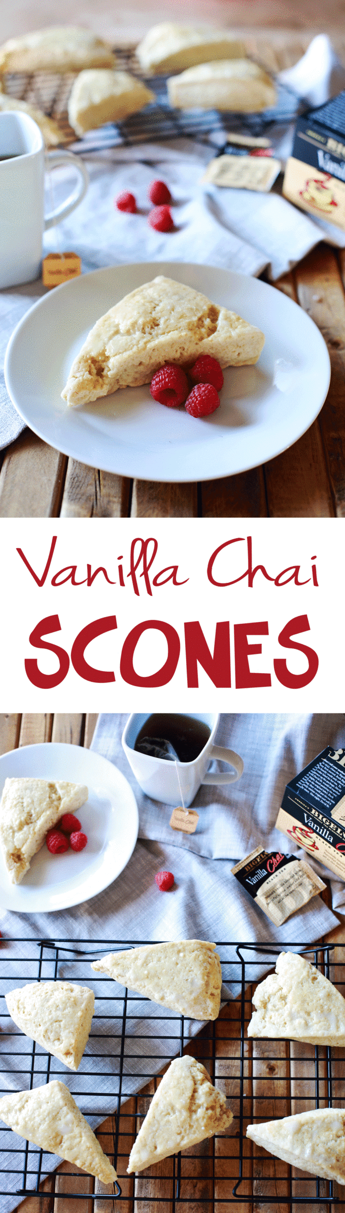 Vanilla Chai Scones
