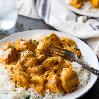 Indian Butter Chicken is a classic, flavorful Indian inspired chicken dish