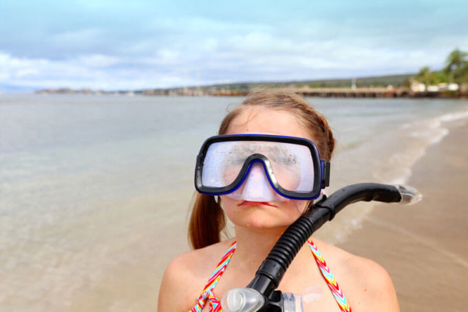 Maui Family Vacation Snorkeling at Baby Beach