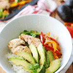 Baked Chicken and Avocado Bowls are a family favorite and come together in under 30 minutes
