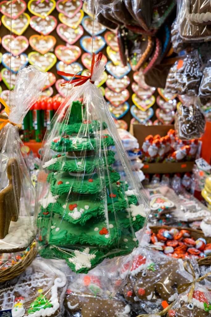 Christmas gingerbreads at the polish christmas markets