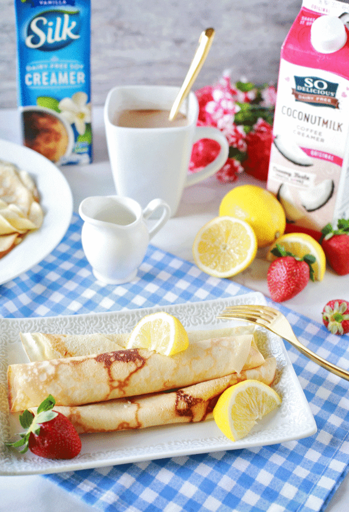 Dairy-free Crepes Easy to make crepes, dairy free and delicious