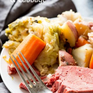 Instant Pot Cooked Corned Beef and Cabbage