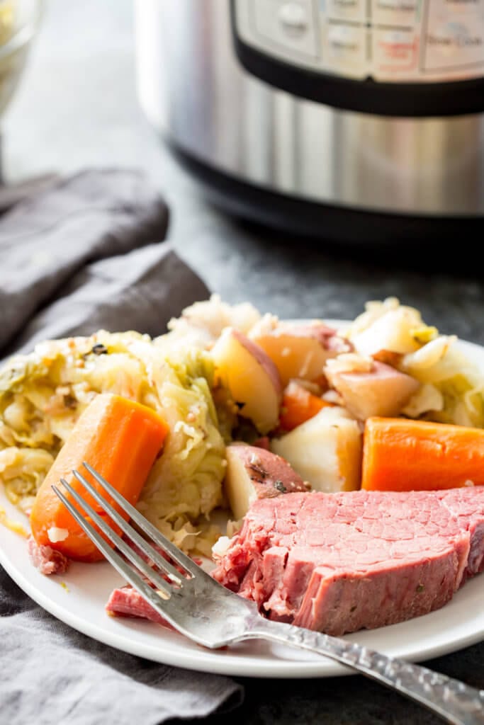 Easy Corned Beef and Cabbage (Instant Pot and Slow Cooker)