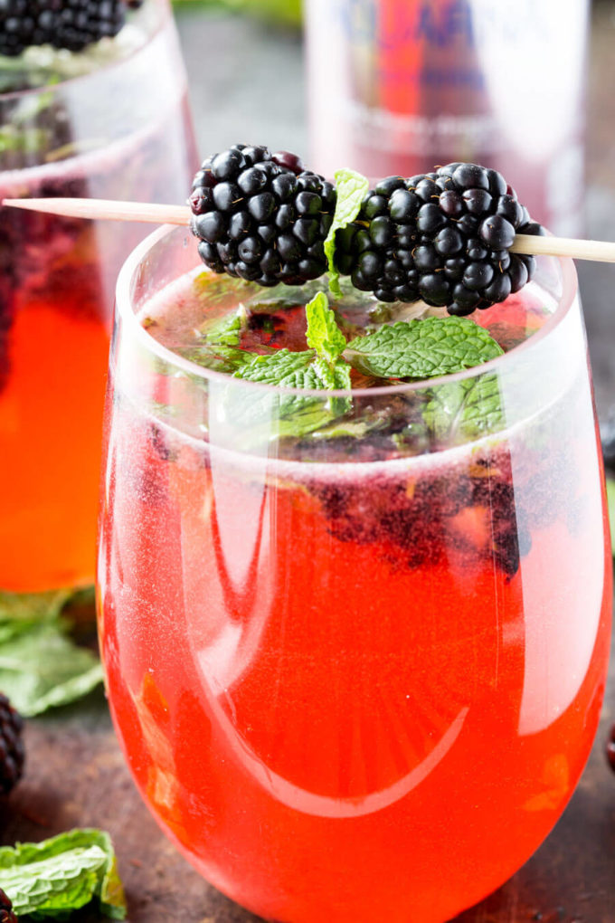 Black cherry mocktail