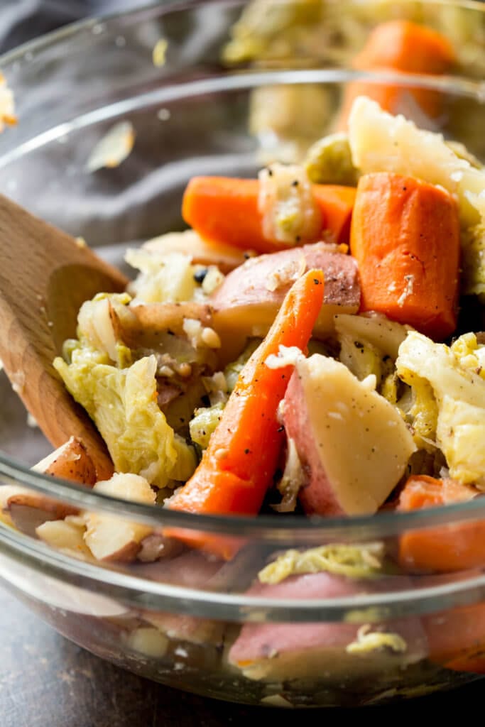 Corned Beef, a tender, flavorful, and totally fun recipe for Corned Beef and Cabbage, cooked in an instant pot, or slow cooker. You only need about 5 minutes prep time to get everything ready for a delicious Irish meal of Corn Beef and Cabbage.