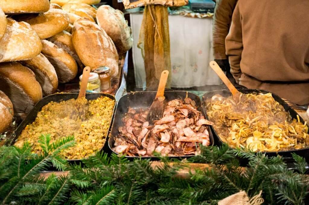 Krakow Christmas market food