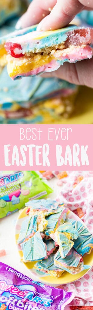 Stuffed Easter Bark, the best ever bunny bark