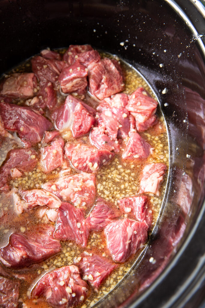 Making Korean Beef in the Slow Cooker