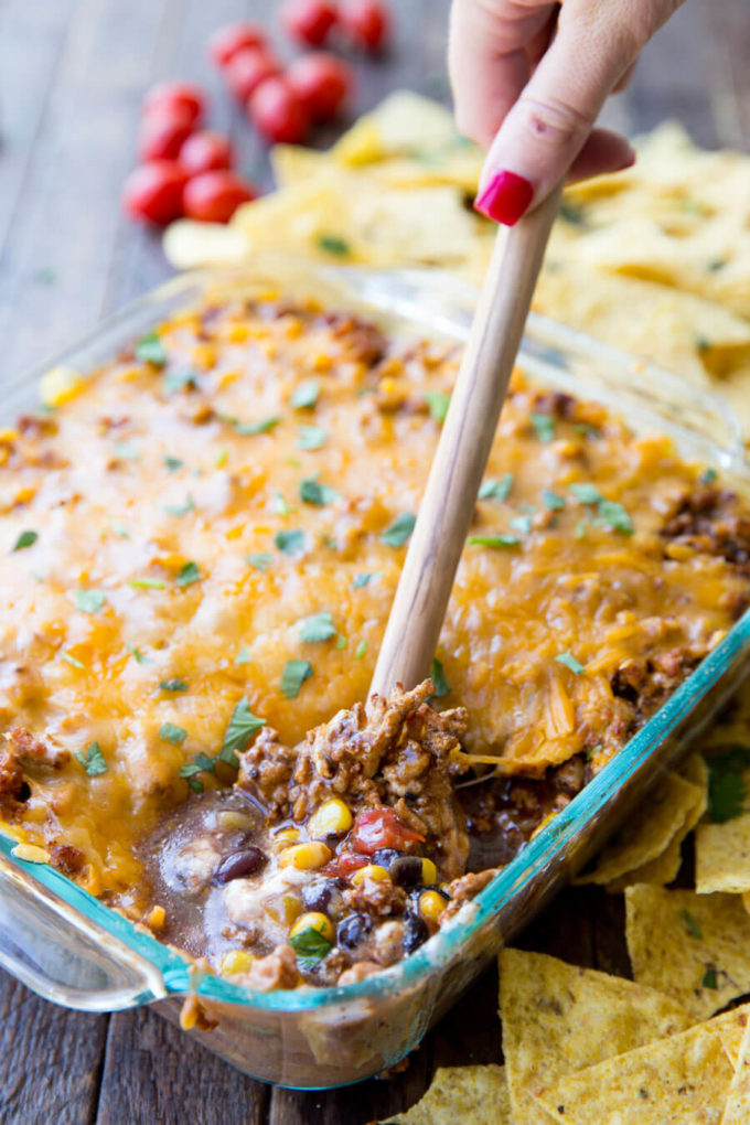 Best ever layered bean dip perfect for parties