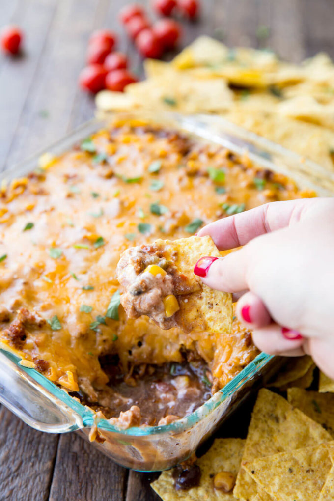 Best ever layered bean dip perfect for parties