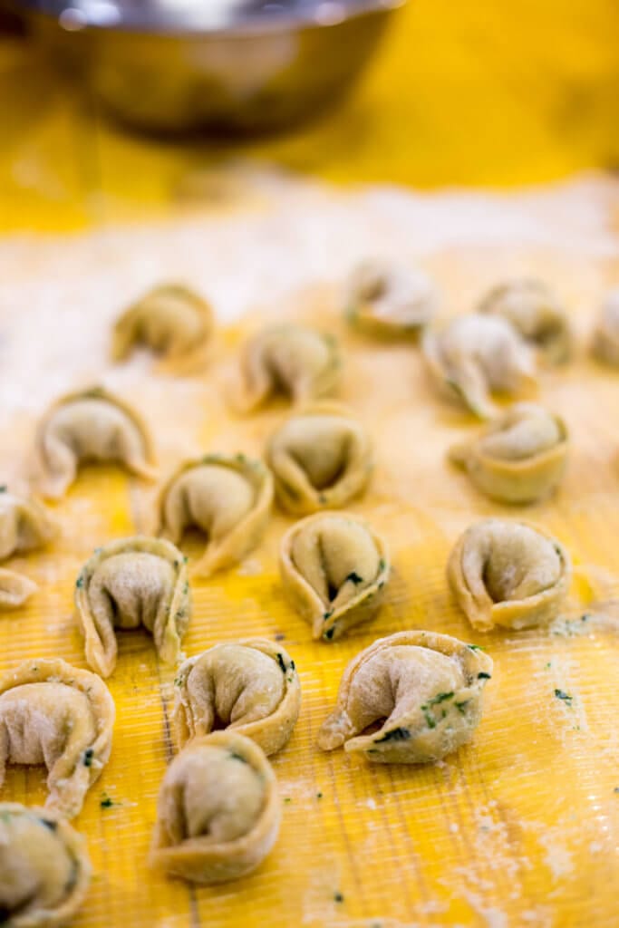 Tortellini and pasta making in ROME