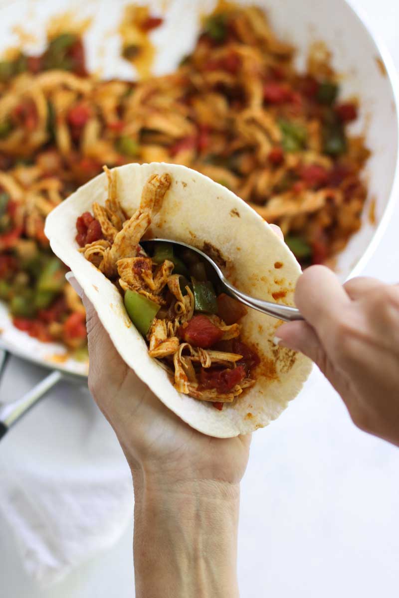 These Chicken Enchilada Meal Prep Bowls are perfect to spice your up meal prep for lunch or dinner!