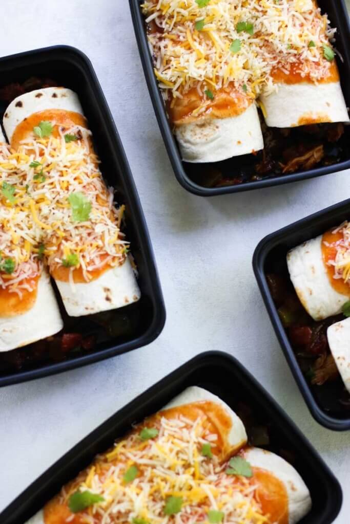 Chicken Enchilada Meal Prep Bowls Easy Peasy Meals