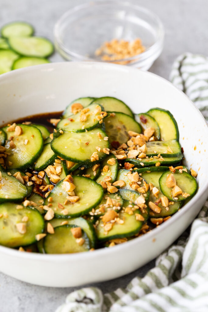 Marinated asian cucumber salad
