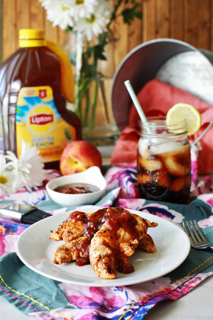 Easy Peach BBQ Sauce easy peach bbq sauce