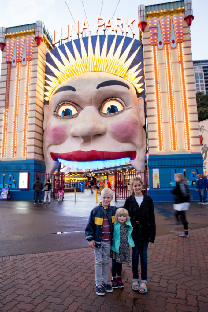 Luna Park in Sydney Australia