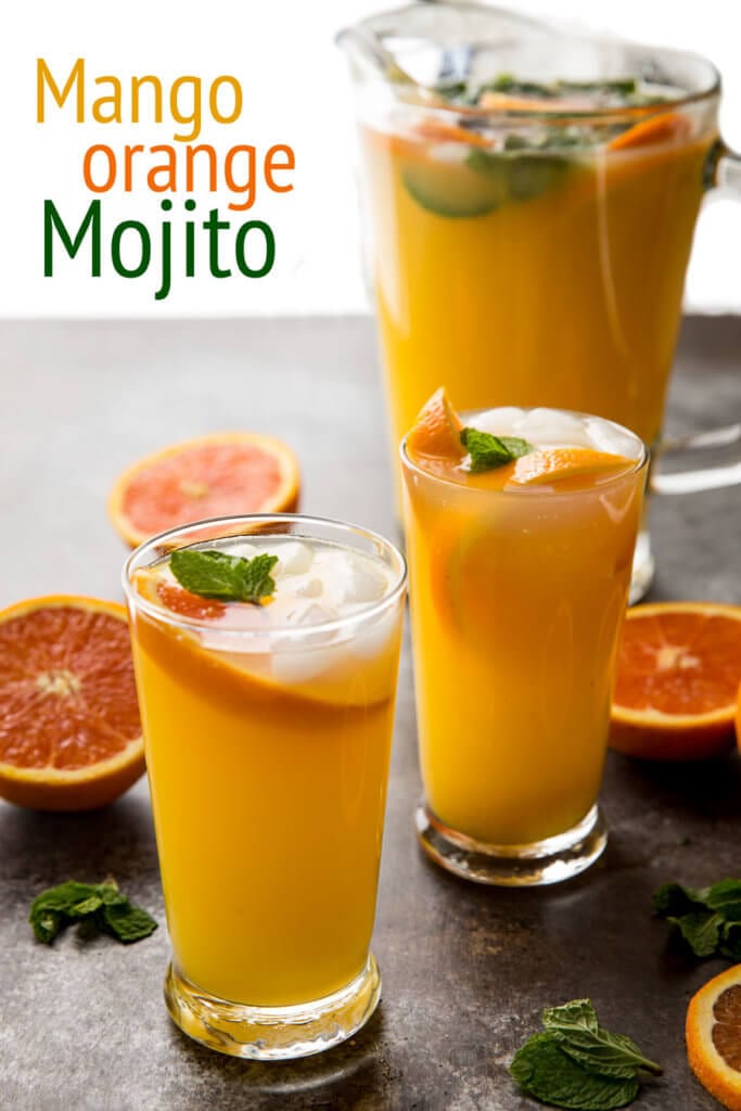 Mango Orange Mojitos are tasty and fresh, and absolutely delicious