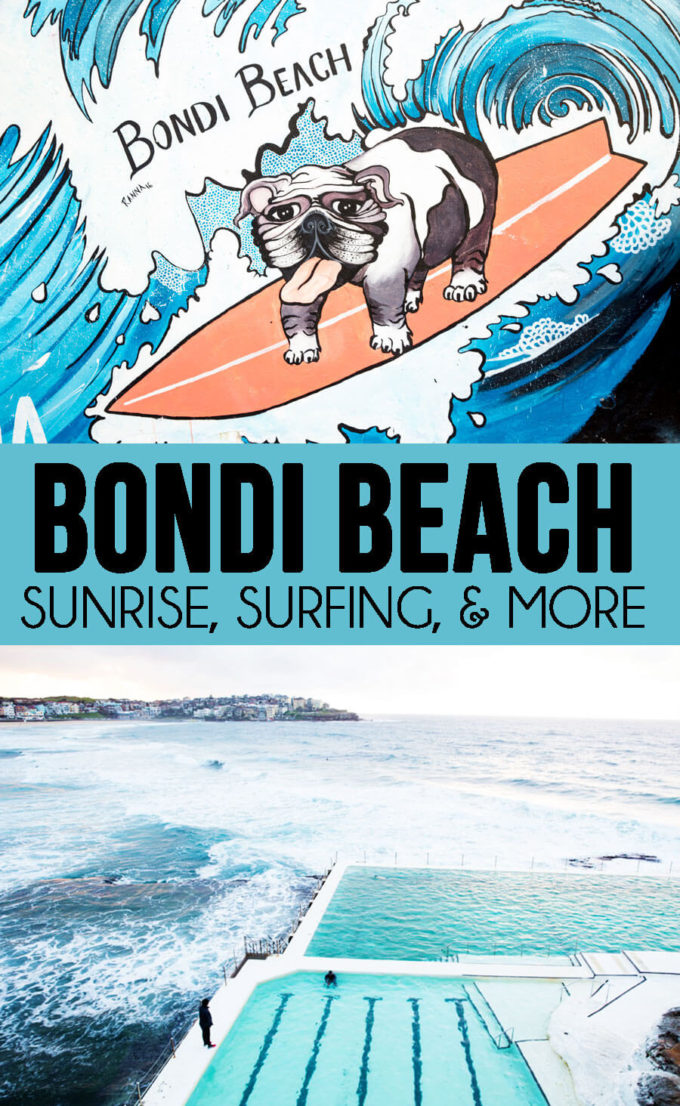 Spending a day at Bondi Beach, surfing, sunrises, and so much more