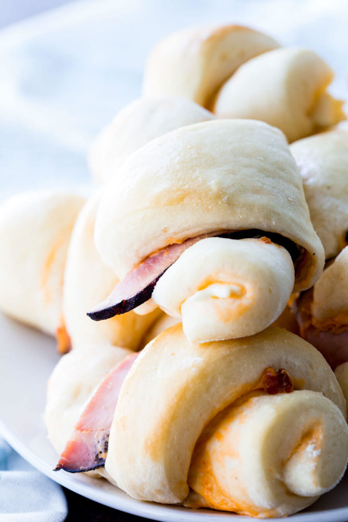 Ham and Cheese Rolls are the best dinner! So easy and majorly delicious. 