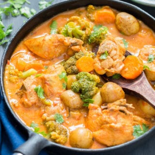 Mixed Vegetable Chicken Curry