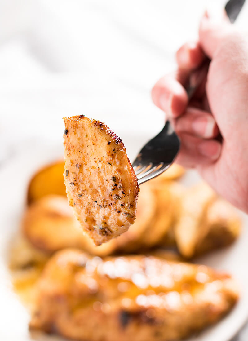 sheet pan cajun chicken and fries