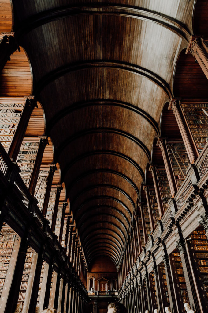 Long Hall in Trinity college, Dublin