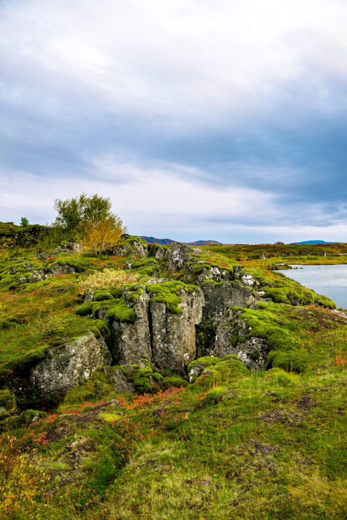 Silfra in Iceland, snorkeling in the continental divide