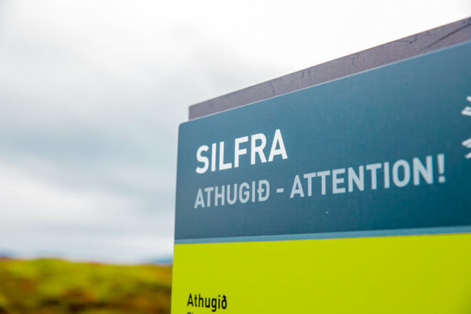 Silfra in Iceland, snorkeling in the continental divide