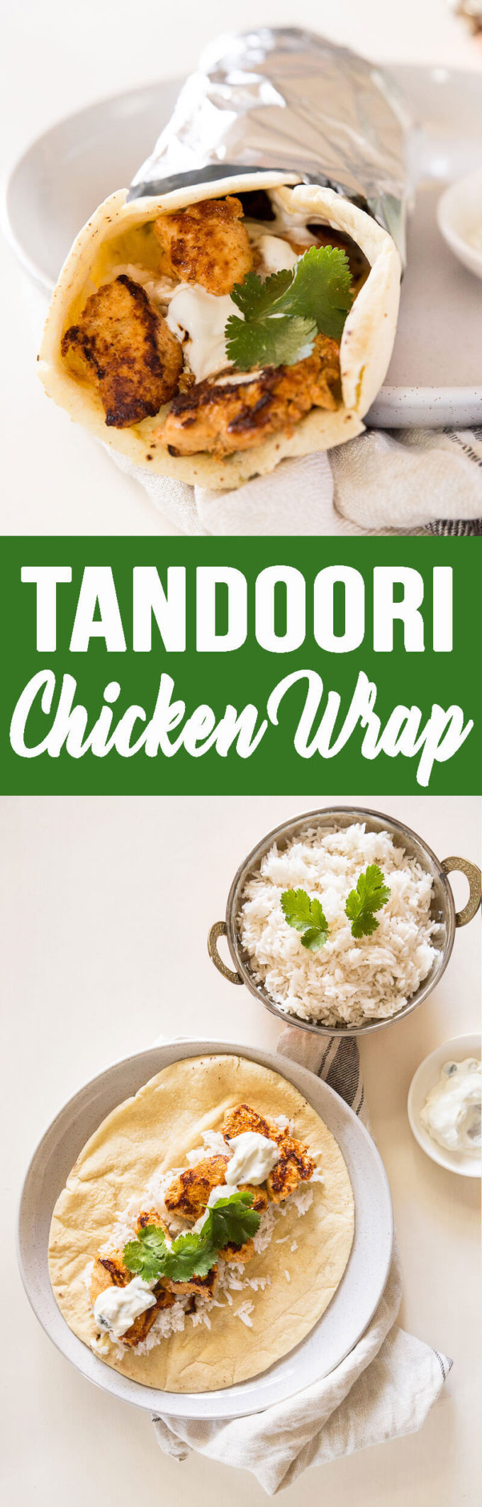 Tandoori Chicken Wraps make for an easy dinner. 