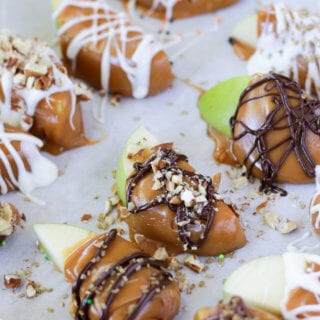 Caramel Apple Slices