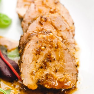 Island style pork tenderloin, rubbed with spices, and cooked in a delicious sauce for a tropical vacation for your tastebuds.