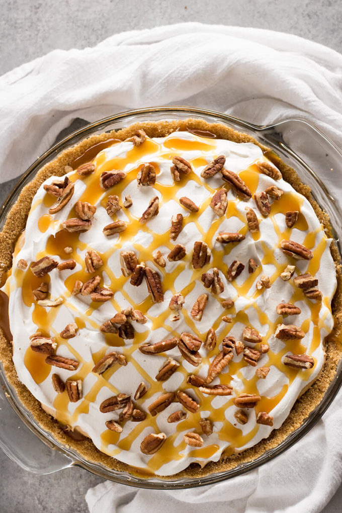 No Bake Butterscotch Pie