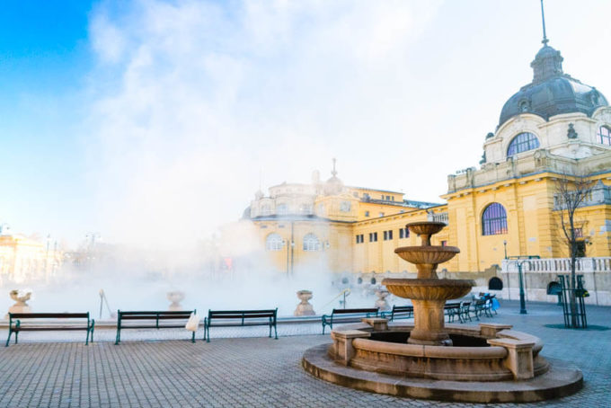 Szechenyi Baths, Budapest Hungary bucket list travel